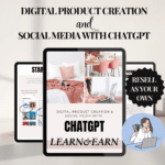 Digital Product Creation & Social Media with ChatGPT Guide + BONUS