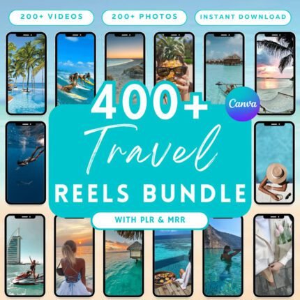400+ Travel Videos Photo Bundle for Instagram Reels
