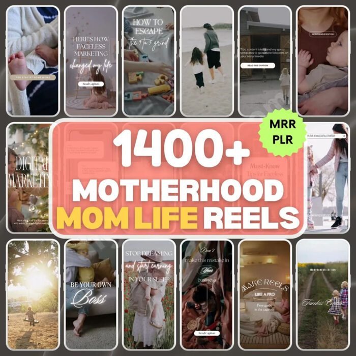 1400+ Motherhood Reels Mom Faceless Reels - Image 1