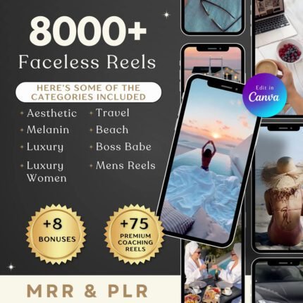 PLR 8000+ Faceless Reels Bundle