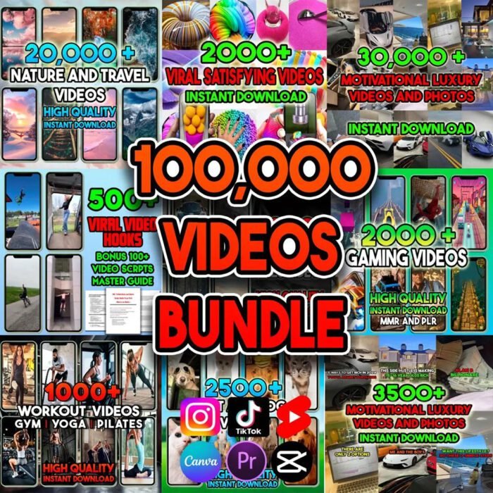 100,000 Videos Bundle - Image 1