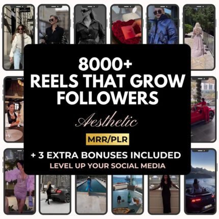 8000+Faceless Reels Bundle with Master Resell and Private Label Rights