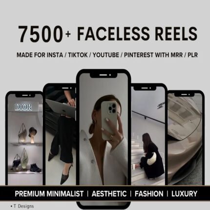 7500+ Faceless Aesthetic Videos for Instagram Reels