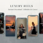 Luxury Instagram Reels PLR – Editable Canva Videos + Bonus - Image 3