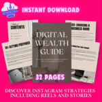 Digital Wealth Guide PLR ebook with resell rights and free 100 reels bonus