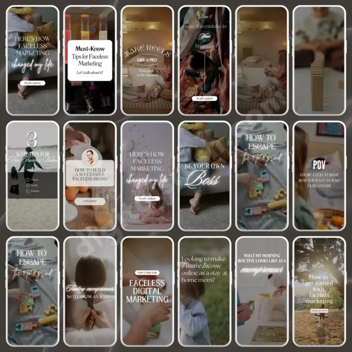 1400+ Motherhood Reels Mom Faceless Reels - Image 9