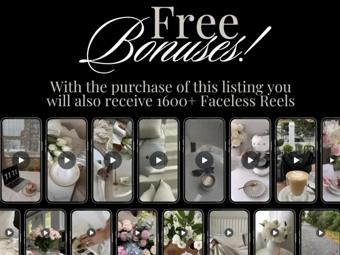 800+ Aesthetic Faceless Stock Videos Bundle - Image 7