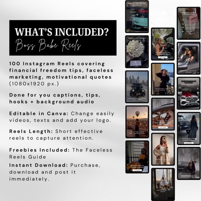 100 Boss Babe Instagram Reels with Hooks - Image 4